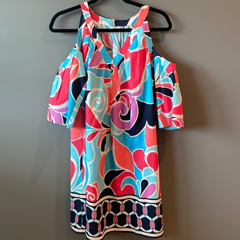 Crown & Ivy cold shoulder dress, size small
